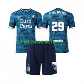 Feyenoord Rotterdam Santiago Gimenez 29 Voetbalshirts Kind Uit 2023-24